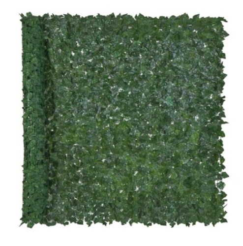 Outdoor Faux Ivy Privacy Screen Fence, 96x72in - Lot 509