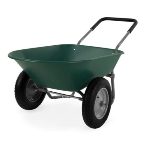 Dual-Wheel Wheelbarrow Garden Cart - Lot 481