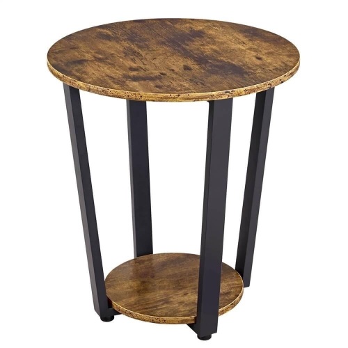 Industrial Round Side Table - Lot 594