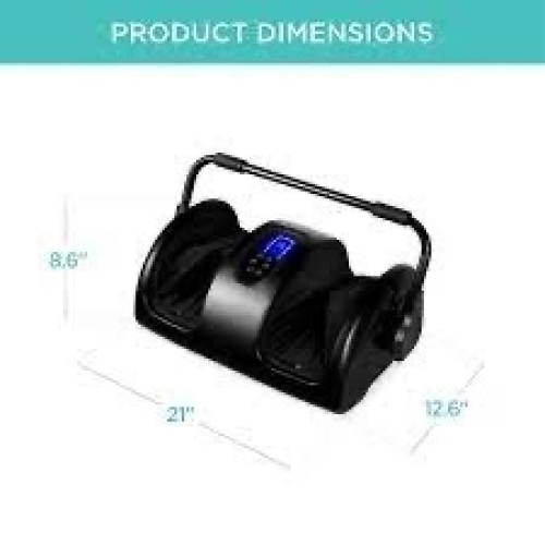 Reflexology Shiatsu Foot Massager w/ High-Intensity Rollers, Remote Control - Lot 641