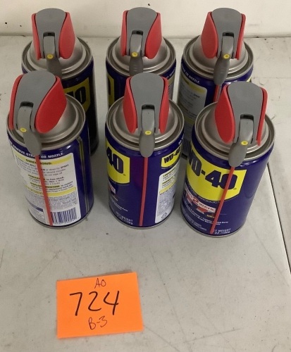 Case of (6) WD-40 Multi-Use Product - Lot 724