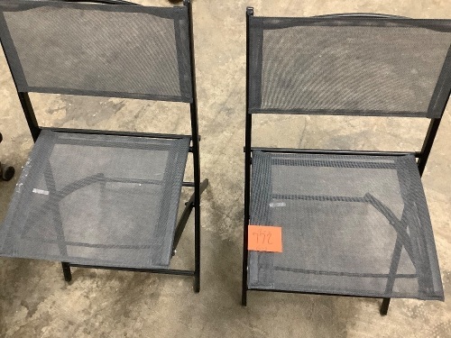 2 Outdoor Patio Chairs - Lot 772