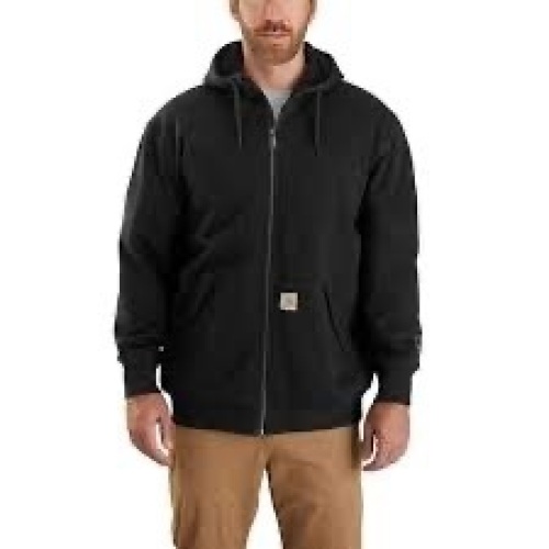 Carhartt Men's Rain Defender Loose Fit Midweight Thermal-Lined Full-Zip Sweatshirt - Lot 877