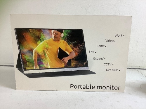 Portable Monitor, Powers Up, Appears New - Lot 66