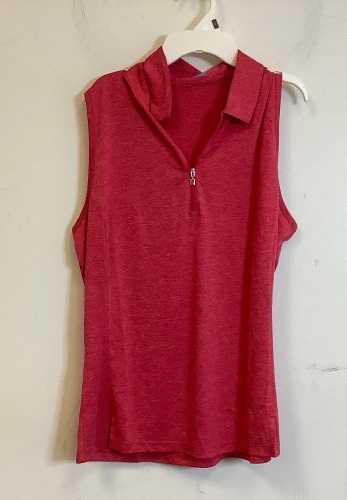 PGA Tour Womens Sleeveless Polo, XL, Appears New - Lot 220
