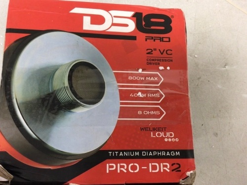 DS18 Titanium Compression Driver, E-Commerce Return - Lot 222
