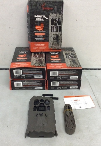 Lot of (5) Wildgame Innovations Trail Cameras, Untested, E-Commerce Return - Lot 257