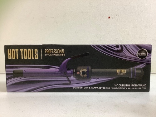 Hot Tools 3/4" Curling Iron/Wand, Appears New - Lot 297