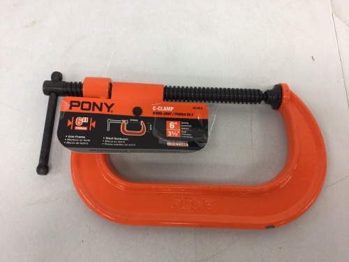 Pony C-Clamp, Appears New - Lot 309