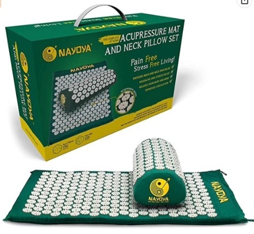 NAYOYA Acupressure Mat and Neck Pillow Set, Appears New - Lot 360