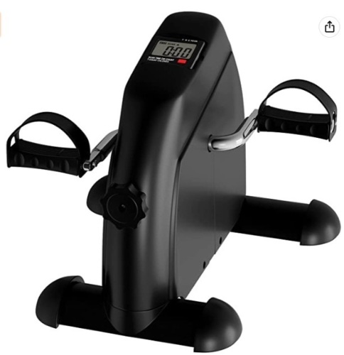 Portable Pedal Stationary Under Desk Bike, Powers Up, Appears New - Lot 362