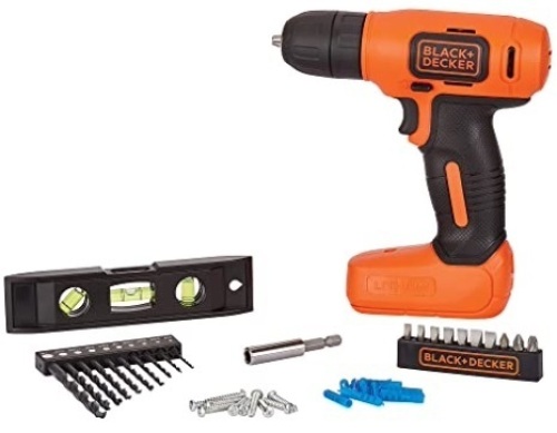 44pcs Black + Decker Home Decorating Kit, Powers Up, Appears New - Lot 399