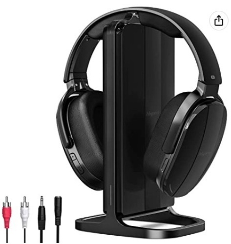 HSPRO Wireless TV Headphones, Powers Up, E-Commerce Return - Lot 521