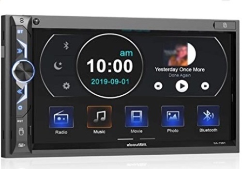 Double-Din Touchscreen Car Stereo, E-Commerce Return - Lot 543