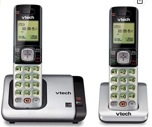 VTech 2-Handset Cordless Phone, Powers Up, E-Commerce Return - Lot 593