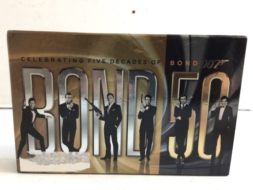 Five Decades of James Bond DVD Set, E-Commerce Return - Lot 555