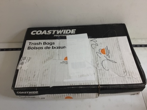 Coastwide 200 Large 60 gallon Trashbags, Appears New - Lot 978