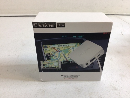 MiraScreen X7 Car Multimedia Display Device, Powers Up, Appears New - Lot 697