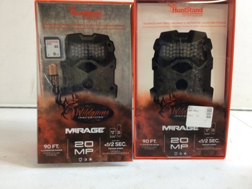 Lot of (2) Wildgame Innovations Trail Cameras, Untested, E-Commerce Return - Lot 817