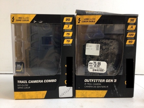 Lot of (2) Trail Cameras, Untested, E-Commerce Return - Lot 853