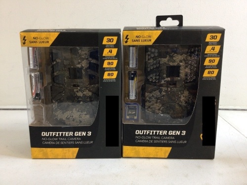 Lot of (2) Trail Cameras, Untested, E-Commerce Return - Lot 973