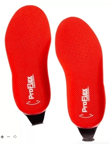 Heat Factory ProFLEX Outdoor Heated Insoles, L, Powers Up, E-Commerce Return - Lot 707