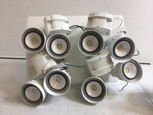 Set of 4 LED Security Floodlights, E-Commerce Return - Lot 905