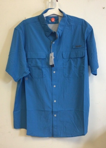 Worldwide Sportsman Mens Button Up, 2XL, New - Lot 644