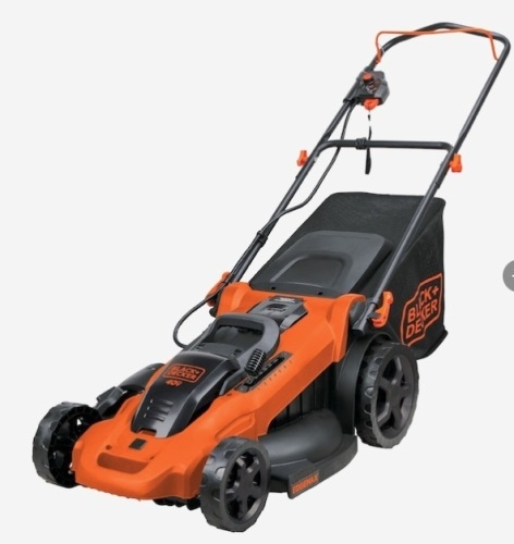 Black + Decker Push Mower, Used, Missing Screws for Handle, Untested, E-Commerce Return - Lot 84