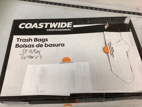 Box of 1000 Small Coastwide Trashbags, Appears new - Lot 579