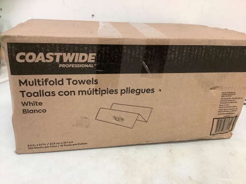 Box of Coastwide Multifold Towels, New - Lot 614
