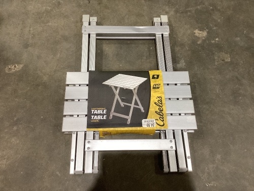 Cabela's Lightweight Table, Small Dent on Leg. - Lot 519