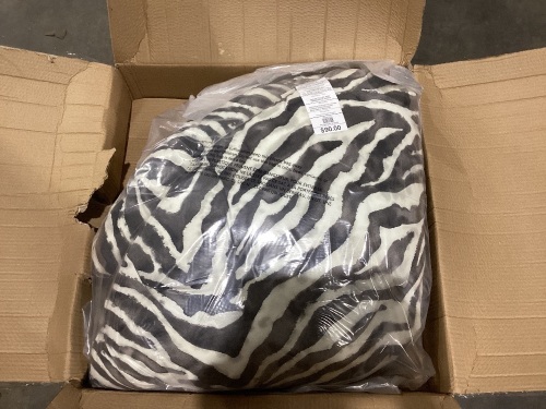 Animal Print Papasan Cushion - Lot 603