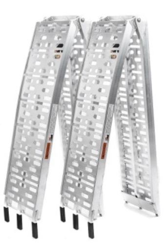  Aluminum Loading Ramps 750lbs Capacity  - Lot 261
