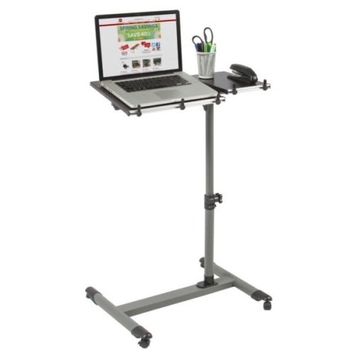  Rolling Laptop Table with Tiliting Tabletop - Lot 868