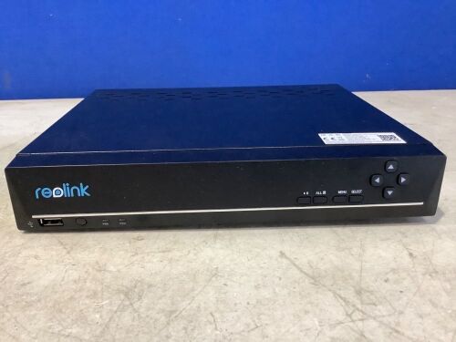 REOLINK 4K 8 Channel Network Video Recorder for Home Security Camera System, Work with 4K/5MP/4MP HD Reolink IP Cameras PoE NVR, 24/7 Recording to Pre-Installed 2TB (Up to 12TB) Hard Drive, RLN8-410 - Lot 327