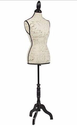 Female Mannequin Dress Form Torso Display w/ Tripod Stand  - Lot 712