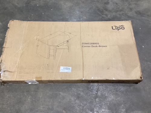Lipo Cornor Desk, Brown - Lot 767
