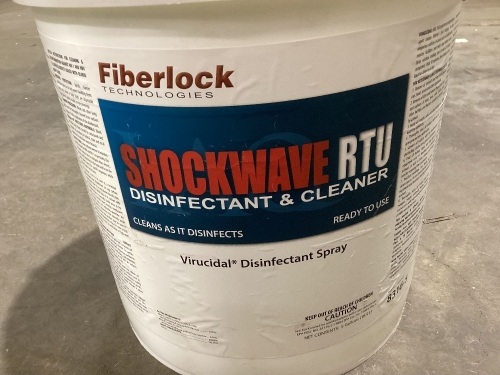 FIBERLOCK Shockwave RTU: Multipurpose Disinfectant & Cleaner - Lot 854