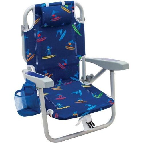 Rio Gear Beach Kid's 5-Position Lay Flat Backpack Folding Beach Chair  - Lot 1127