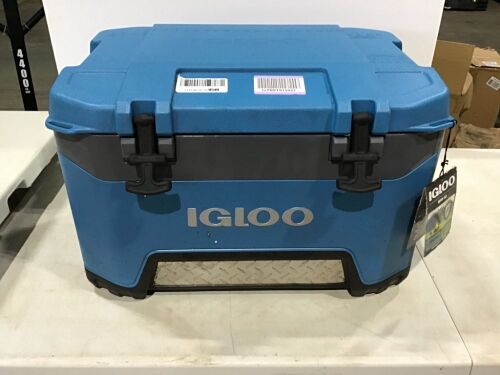 Igloo BMX 52 Quart Cooler with Cool Riser Technology, Fish Ruler, and Tie-Down Points - Needs Cleaned  - Lot 1147