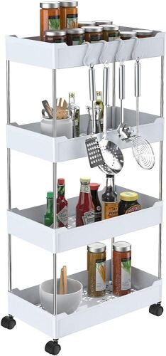 Rolling Storage Cart 4 Tier  - Lot 1142