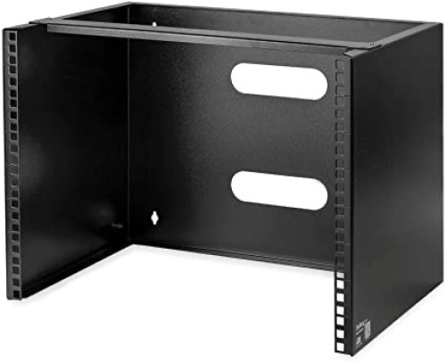 StarTech.com 8U Wall Mount Patch Panel Bracket - 13.75 inch Deep - 19" Patch Panel Rack for Shallow Network Equipment- 80lbs Capacity (WALLMOUNT8)   - Lot 384