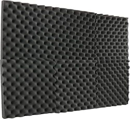 New Level 6 Pack- Acoustic Panels Studio Foam Egg Crate 2" X 12" X 12"  - Lot 828