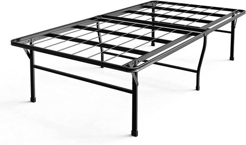 ZINUS SmartBase Heavy Duty Mattress Foundation 18 Inch Metal Platform Bed Frame, Underbed Storage, Twin  - Lot 969