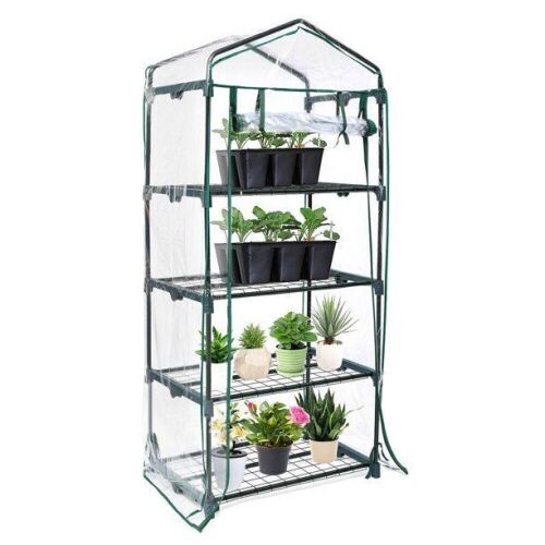 TOOCA 4-Tier Mini Greenhouse 27" x 19" x 63"  - Lot 848