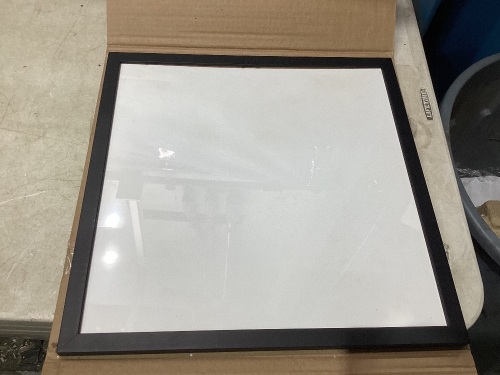 17 x 17 Poster Palooza Contemporary Black Wood Picture Square Frame - Lot 394