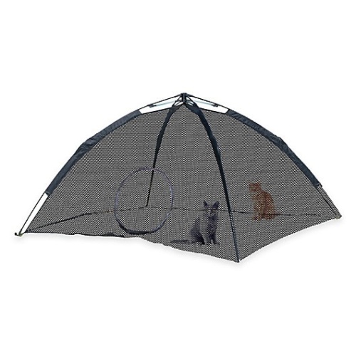 Happy Habitat Aussie Naturals Cat Tent in Black - Lot 936