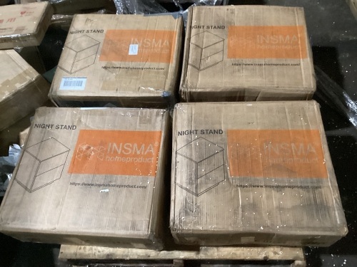 Lot of (4) INSMA Homeproduct White Night Stand - Lot 377