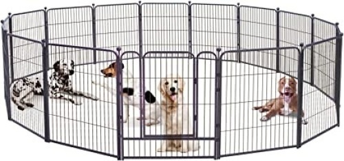 Dog Playpen ,16 Panels Playpen 32 Inch Height in Heavy Duty - Lot 65